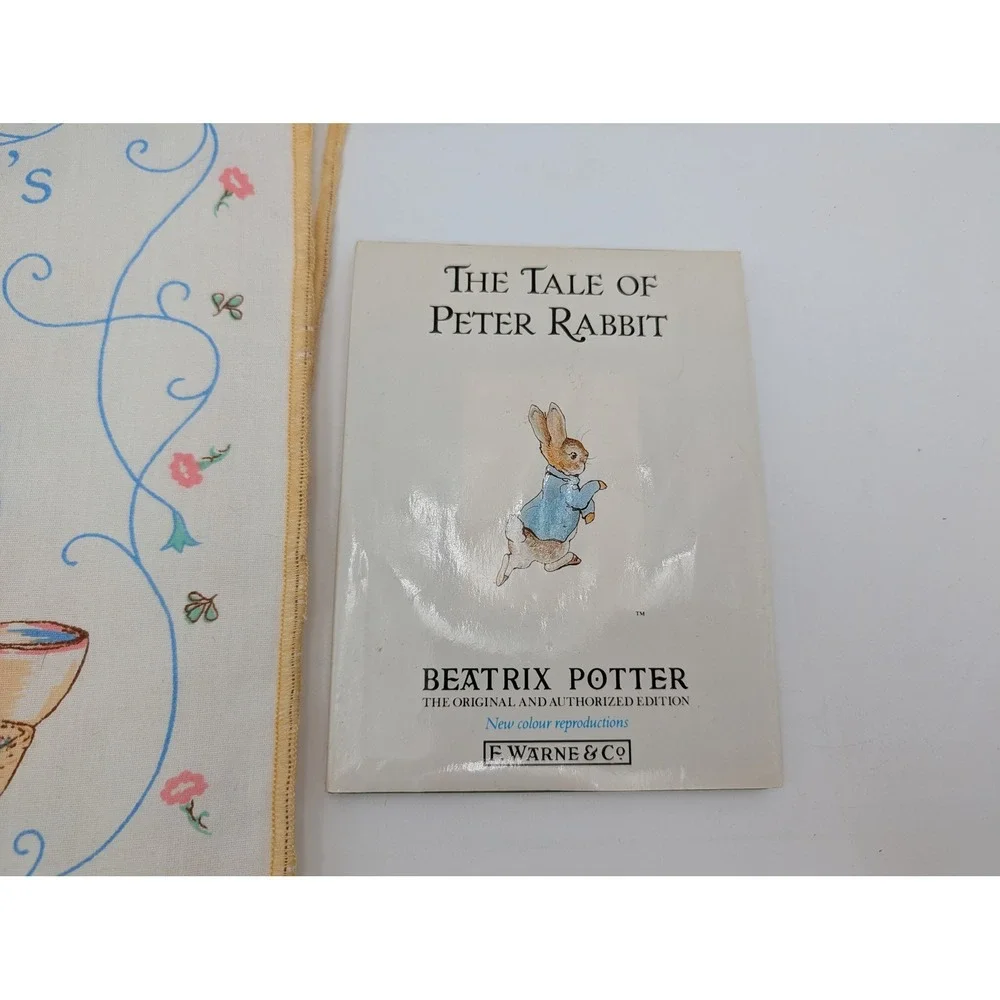 Beatrix Potter Tale Peter Rabbit Book Lot White Cloth Counting‎ 123 Hardback